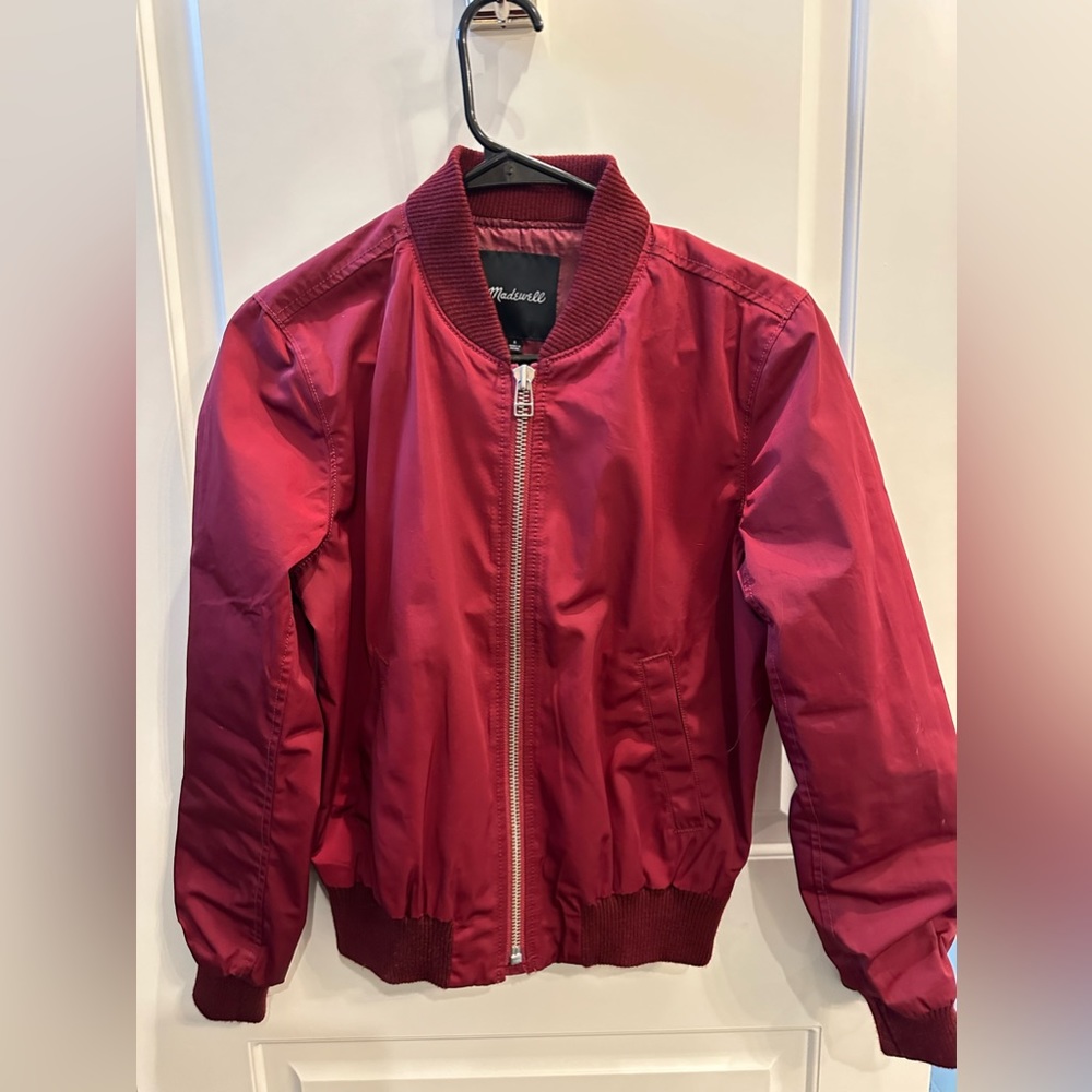 Madewell Side Zip bomber jacket